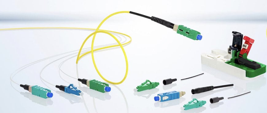 Metz Connect presents new Field-attachable single- and multimode fiber optic connector with Opto-Elast